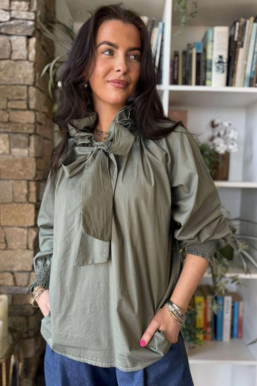 Paloma Poet Blouse Soft Khaki